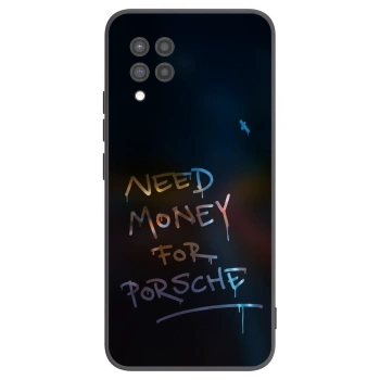 Picasee husă neagră din silicon pentru Samsung Galaxy A42 A426B - Neon Nights