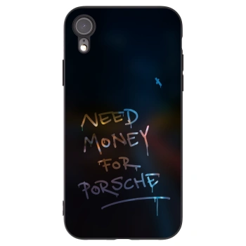 Picasee husă neagră din silicon pentru Apple iPhone XR - Neon Nights