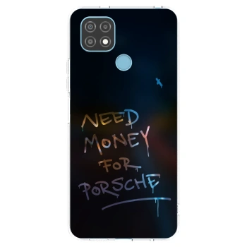 Picasee husă transparentă din silicon pentru Realme C21 - Neon Nights
