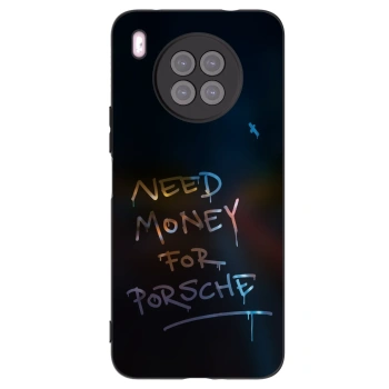 Picasee husă neagră din silicon pentru Huawei Nova 8i - Neon Nights
