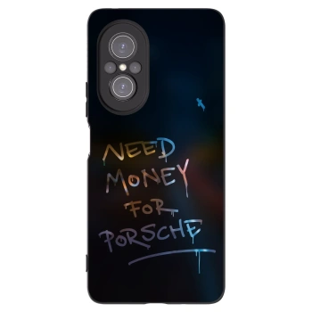 Picasee husă neagră din silicon pentru Huawei Nova 9 SE - Neon Nights