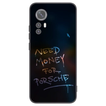 Picasee husă neagră din silicon pentru Xiaomi 12 - Neon Nights