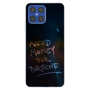 Picasee husă transparentă din silicon pentru Honor X8 4G - Neon Nights