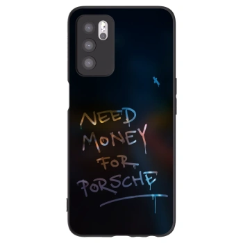 Picasee husă neagră din silicon pentru OPPO A16 - Neon Nights