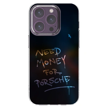 Picasee husă transparentă din silicon pentru Apple iPhone 14 Pro - Neon Nights