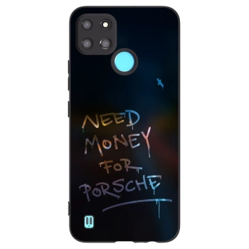 Picasee husă neagră din silicon pentru Realme C21Y - Neon Nights