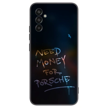Picasee husă neagră din silicon pentru Samsung Galaxy M13 M135F - Neon Nights