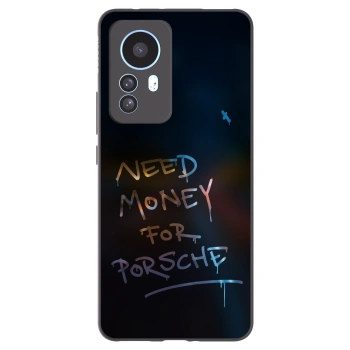 Picasee husă neagră din silicon pentru Xiaomi 12T - Neon Nights