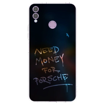 Picasee husă transparentă din silicon pentru Honor 8X - Neon Nights
