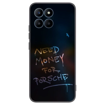 Picasee husă neagră din silicon pentru Honor 70 Lite - Neon Nights