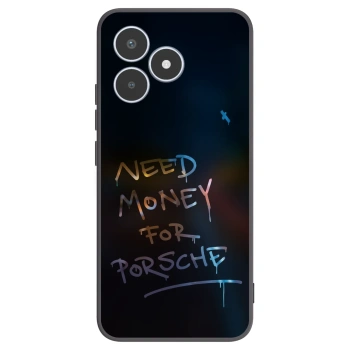 Picasee husă neagră din silicon pentru Realme C53 - Neon Nights