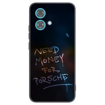 Picasee husă neagră din silicon pentru Motorola Edge 40 Neo - Neon Nights
