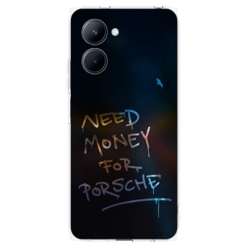 Picasee husă transparentă din silicon pentru Realme C33 (2023) - Neon Nights
