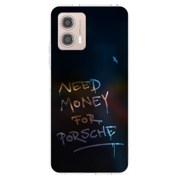 Picasee husă transparentă din silicon pentru Motorola Moto G53 5G - Neon Nights