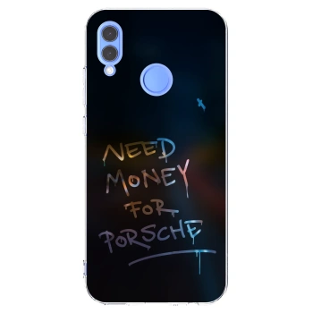 Picasee husă transparentă din silicon pentru Huawei P Smart 2019 - Neon Nights
