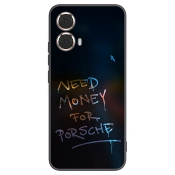 Picasee husă neagră din silicon pentru Motorola Moto G85 - Neon Nights
