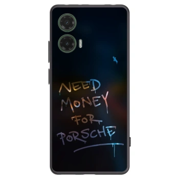Picasee husă neagră din silicon pentru Motorola Moto G35 5G - Neon Nights