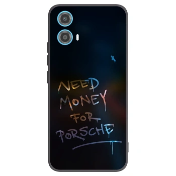 Picasee husă neagră din silicon pentru Motorola Moto G34 5G - Neon Nights
