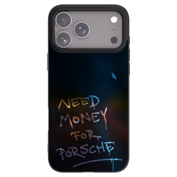 Picasee husă neagră din silicon pentru Apple iPhone 17 Pro Max - Neon Nights