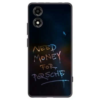 Picasee husă neagră din silicon pentru Motorola Moto E14 - Neon Nights