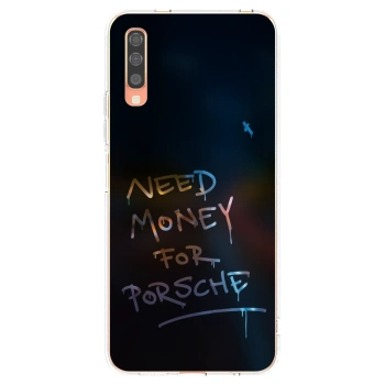 Picasee husă transparentă din silicon pentru Samsung Galaxy A70 A705F - Neon Nights