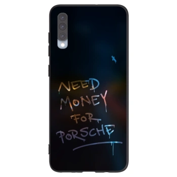 Picasee husă neagră din silicon pentru Samsung Galaxy A70 A705F - Neon Nights