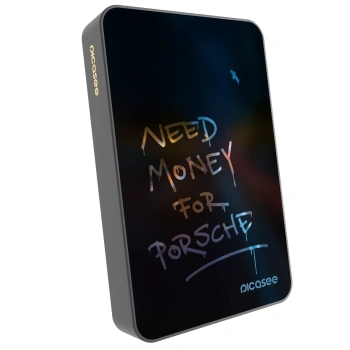 Picasee Powerbank cu MagSafe 10 000 mAh Gri - Neon Nights