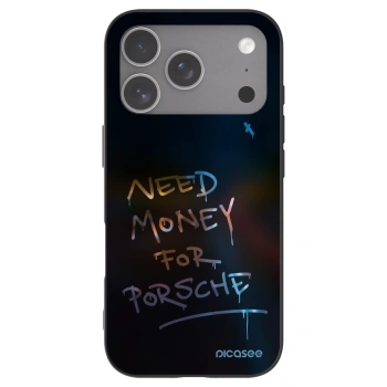 Picasee husă neagră din silicon pentru Apple iPhone 18 Pro - Neon Nights