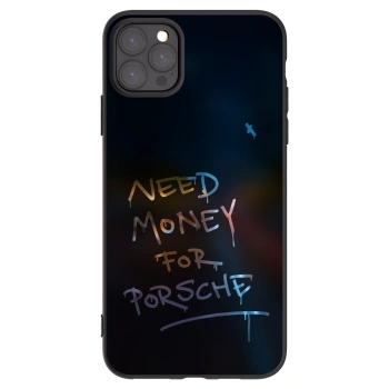 Picasee husă neagră din silicon pentru Apple iPhone 11 Pro Max - Neon Nights