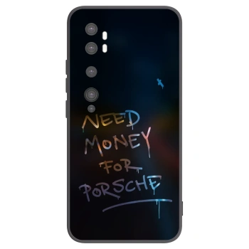 Picasee husă neagră din silicon pentru Xiaomi Mi Note 10 (Pro) - Neon Nights