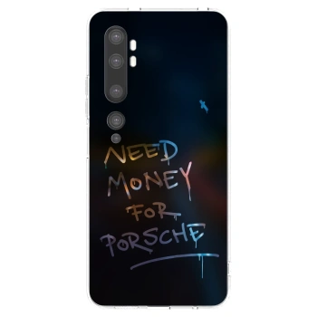 Picasee husă transparentă din silicon pentru Xiaomi Mi Note 10 (Pro) - Neon Nights