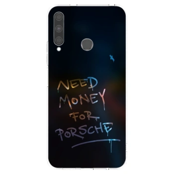 Picasee husă transparentă din silicon pentru Huawei P40 Lite E - Neon Nights