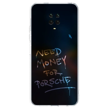 Picasee husă transparentă din silicon pentru Xiaomi Redmi Note 9 Pro - Neon Nights