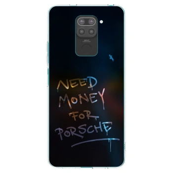 Picasee husă neagră din silicon pentru Xiaomi Redmi Note 9 - Neon Nights