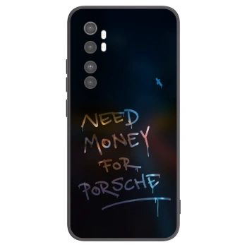 Picasee husă neagră din silicon pentru Xiaomi Mi Note 10 Lite - Neon Nights