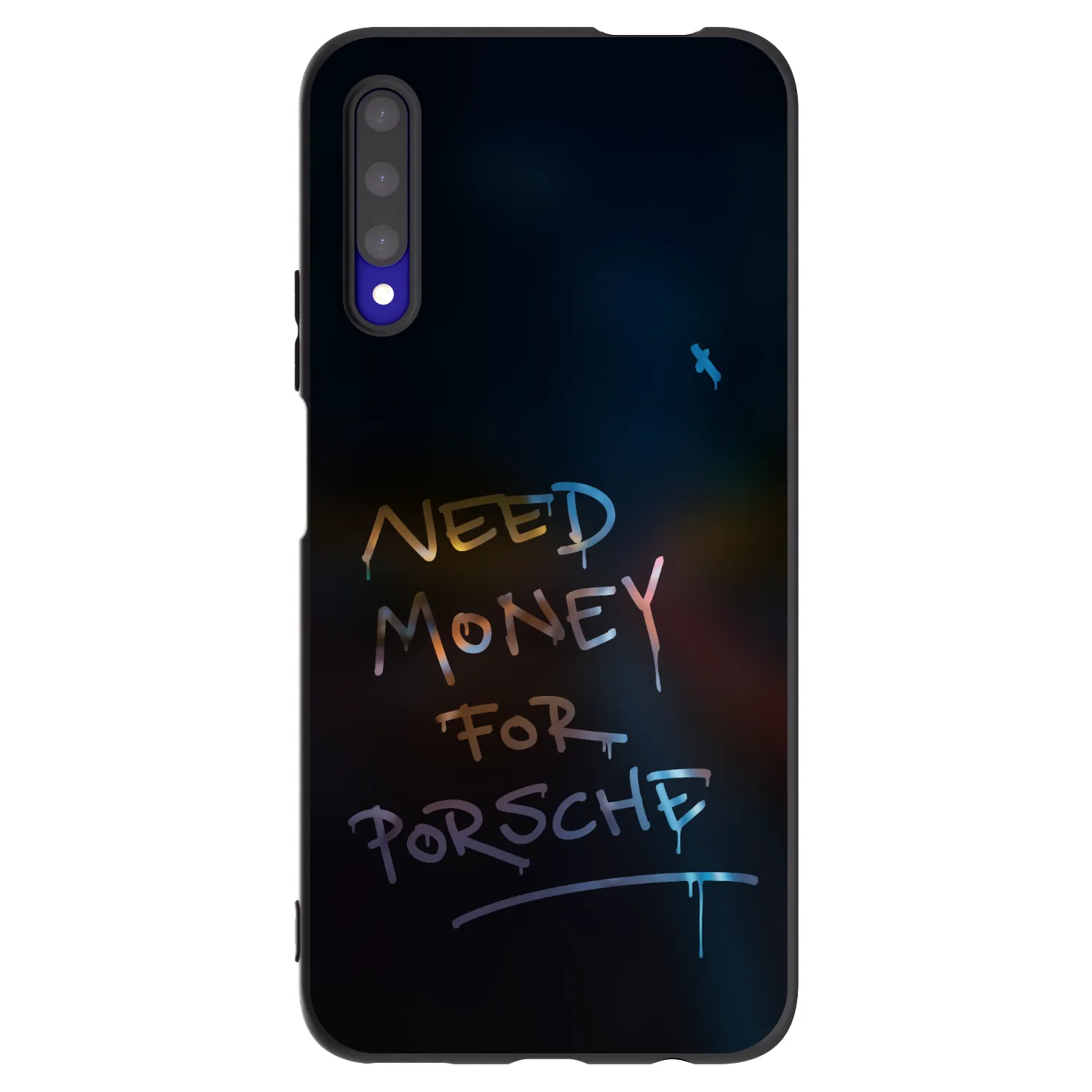 Picasee husă neagră din silicon pentru Honor 9X Pro - Neon Nights