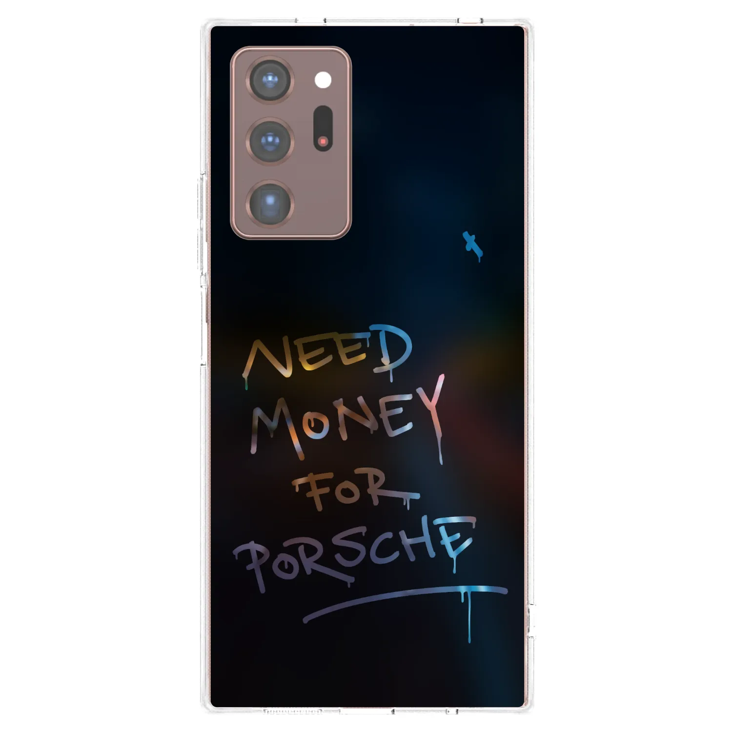 Picasee husă transparentă din silicon pentru Samsung Galaxy Note 20 Ultra - Neon Nights