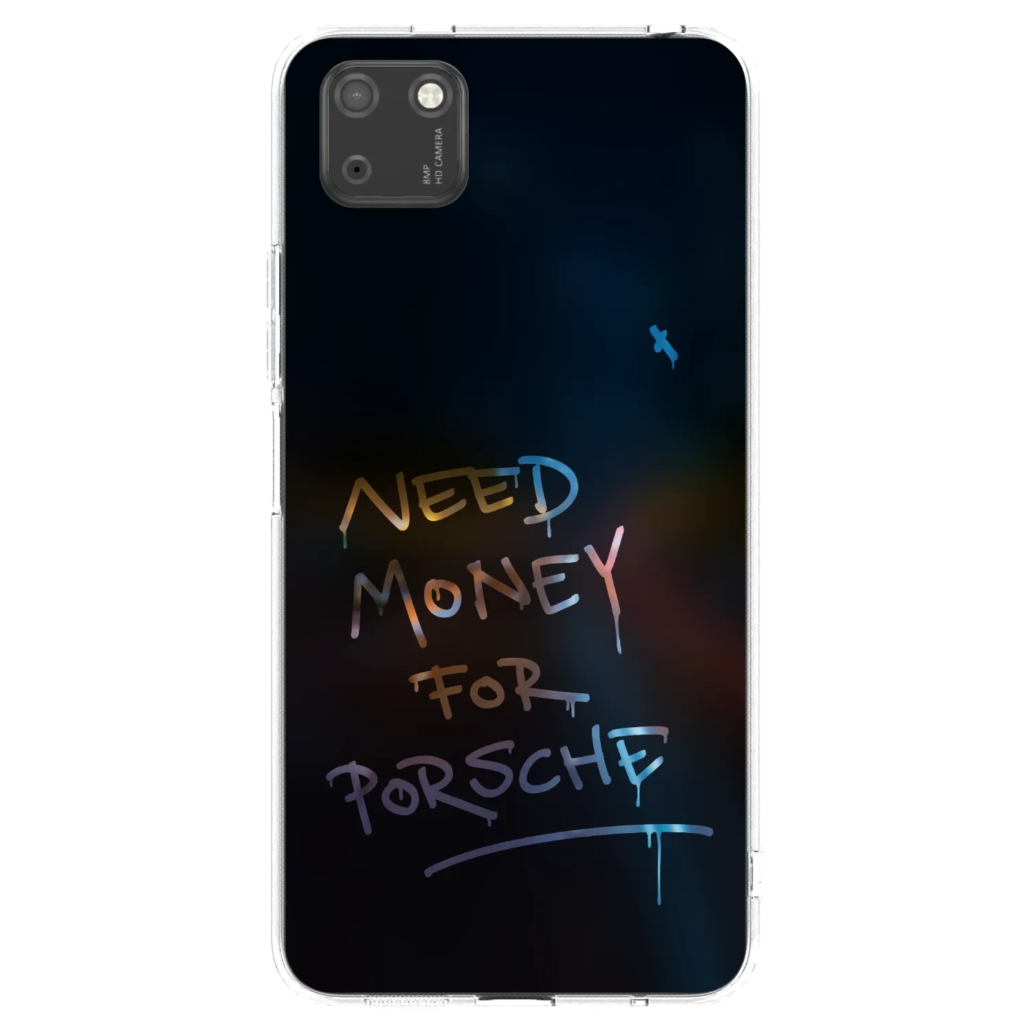 Picasee husă transparentă din silicon pentru Huawei Y5P - Neon Nights