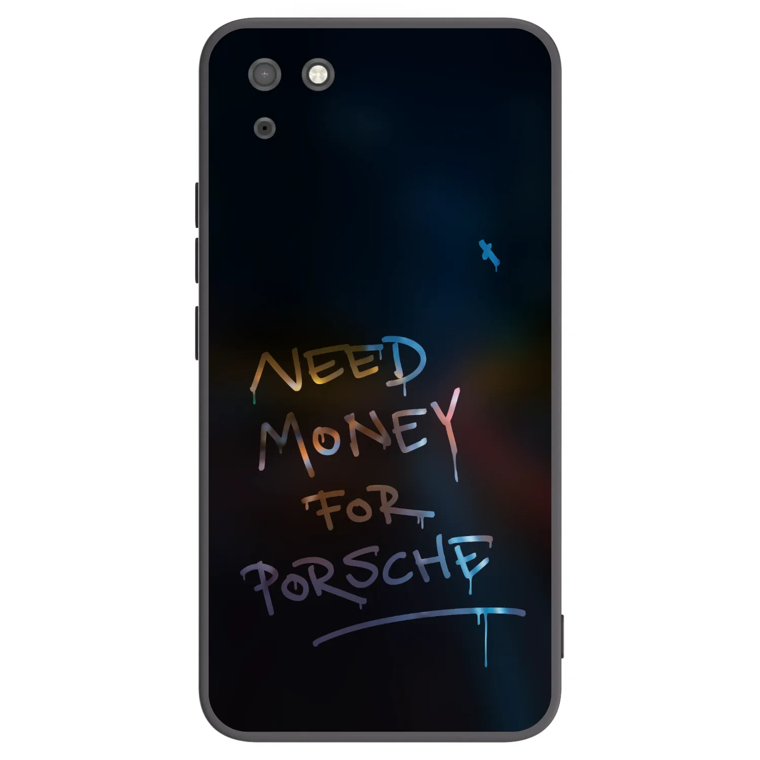 Picasee husă neagră din silicon pentru Huawei Y5P - Neon Nights