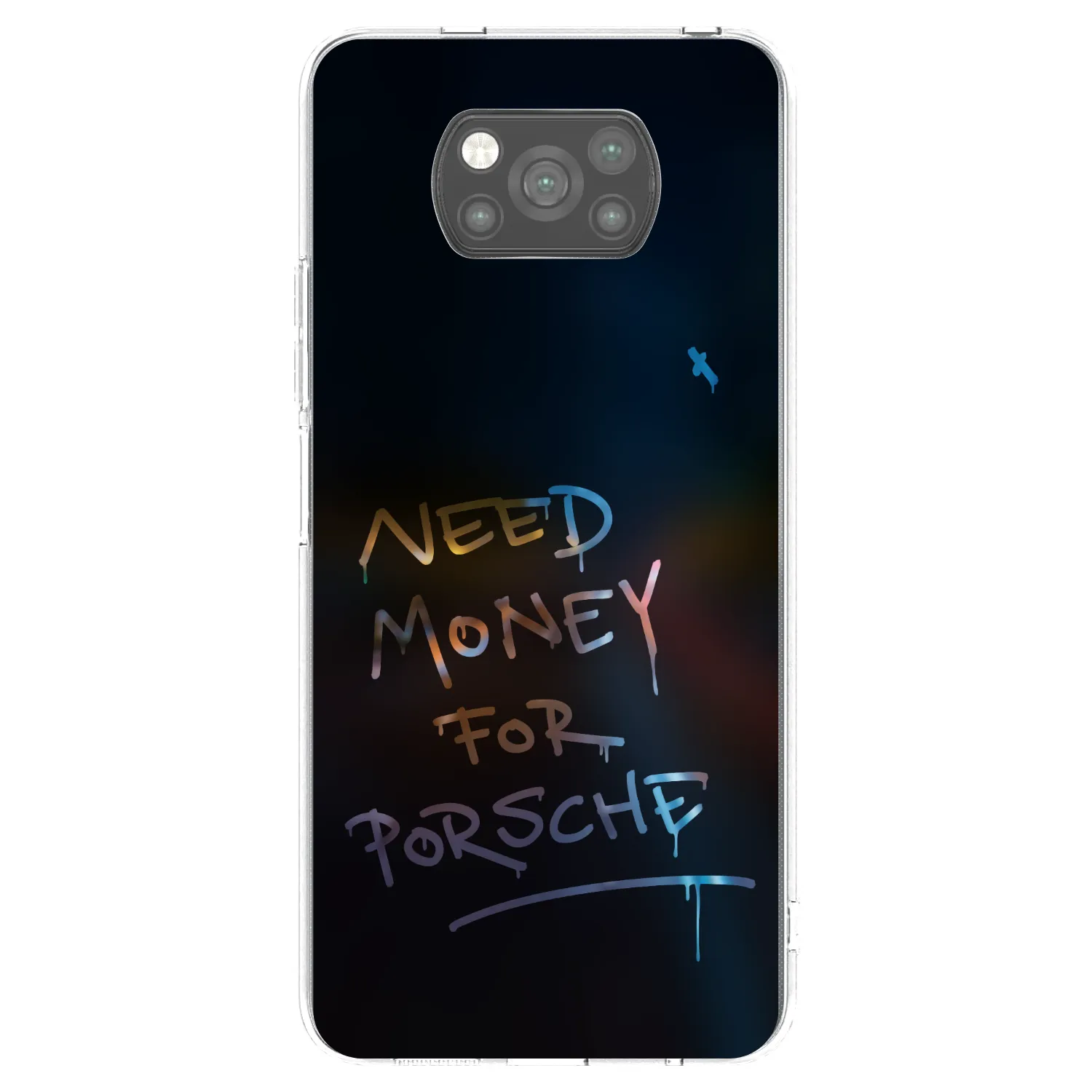 Picasee husă neagră din silicon pentru Xiaomi Poco X3 - Neon Nights