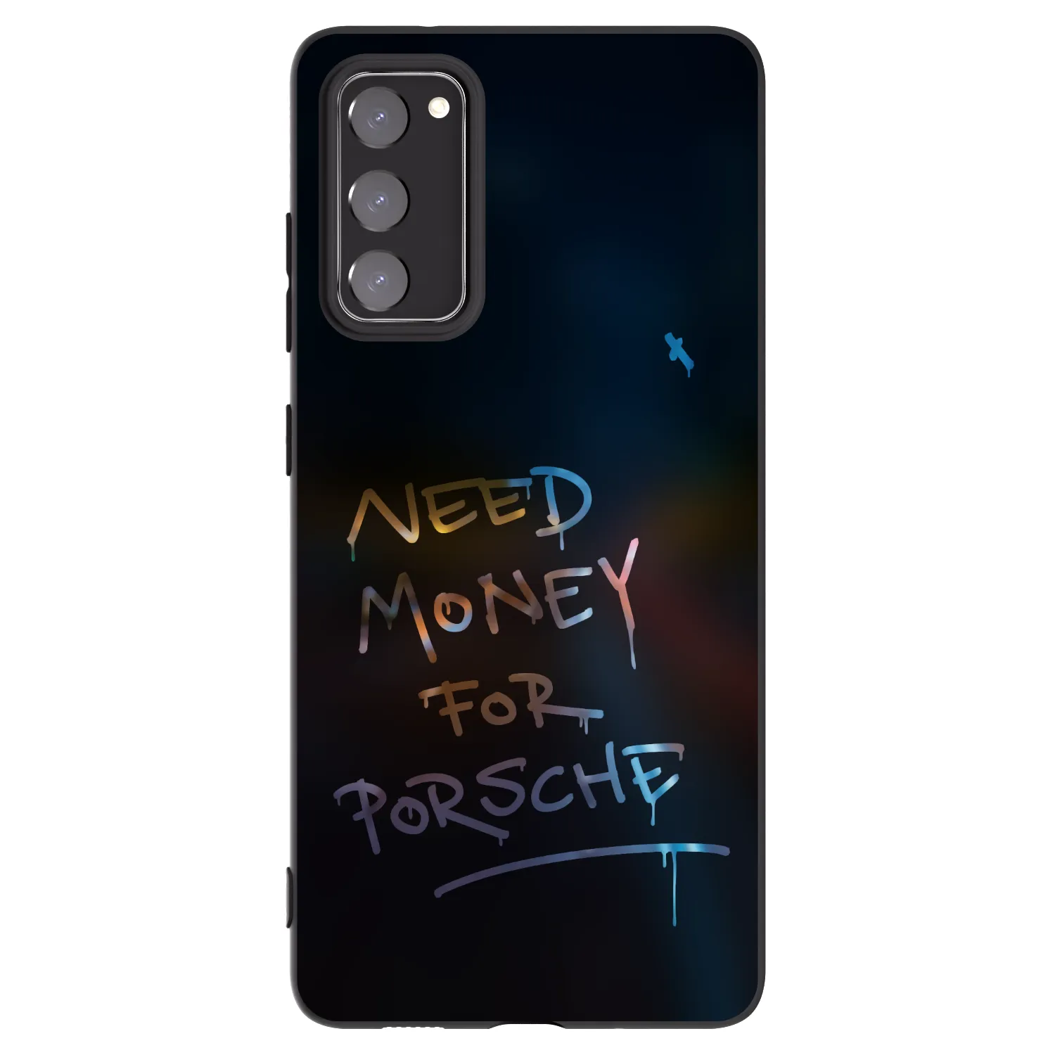 Picasee husă neagră din silicon pentru Samsung Galaxy S20 FE - Neon Nights