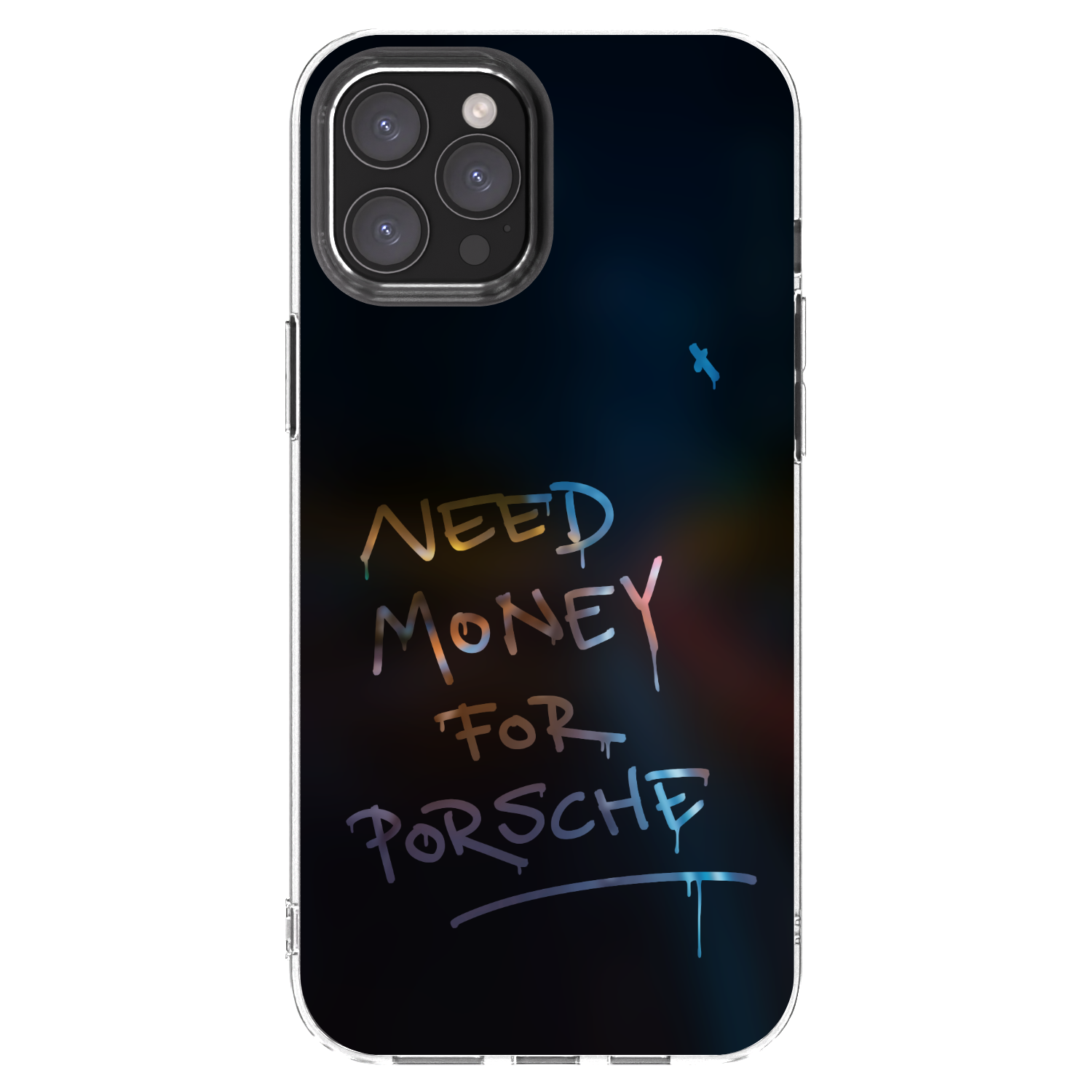 Picasee husă transparentă din silicon pentru Apple iPhone 12 Pro Max - Neon Nights