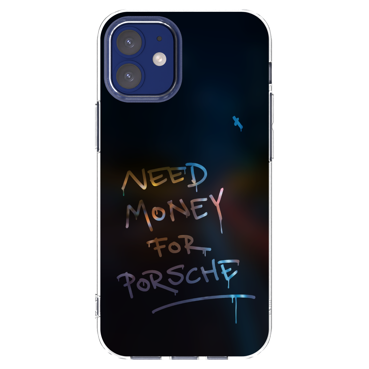 Picasee husă transparentă din silicon pentru Apple iPhone 12 mini - Neon Nights