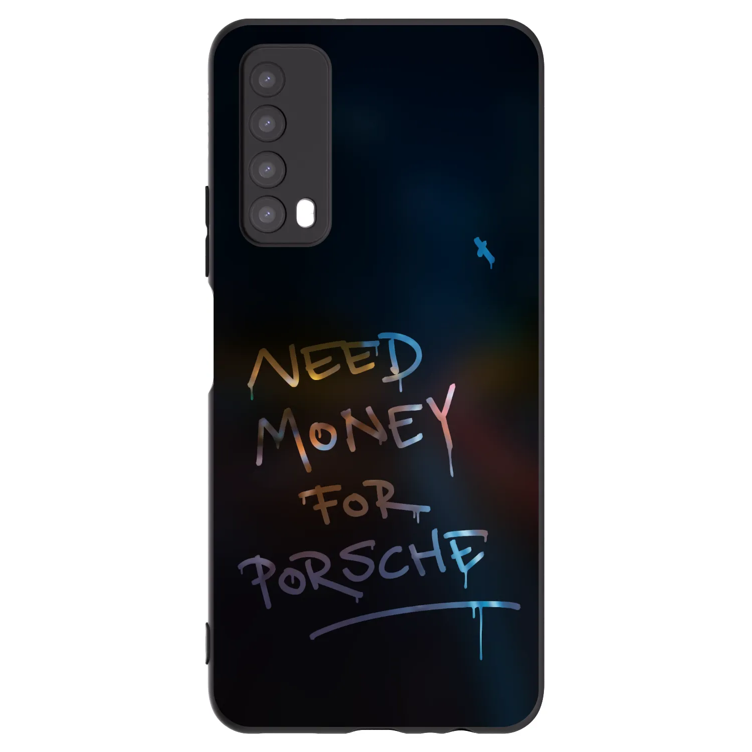 Picasee husă neagră din silicon pentru Huawei P Smart 2021 - Neon Nights