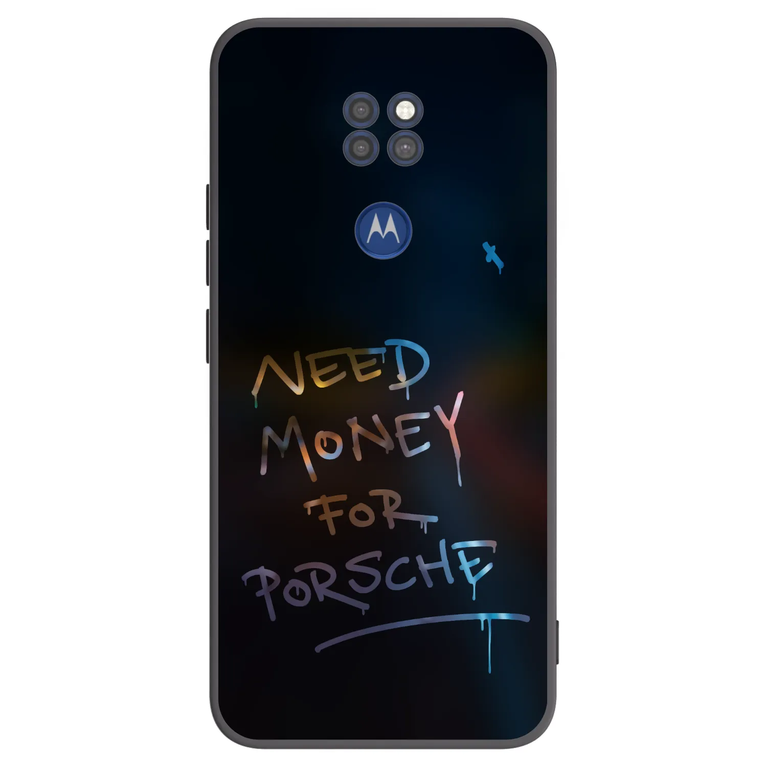 Picasee husă neagră din silicon pentru Motorola Moto G9 Play - Neon Nights