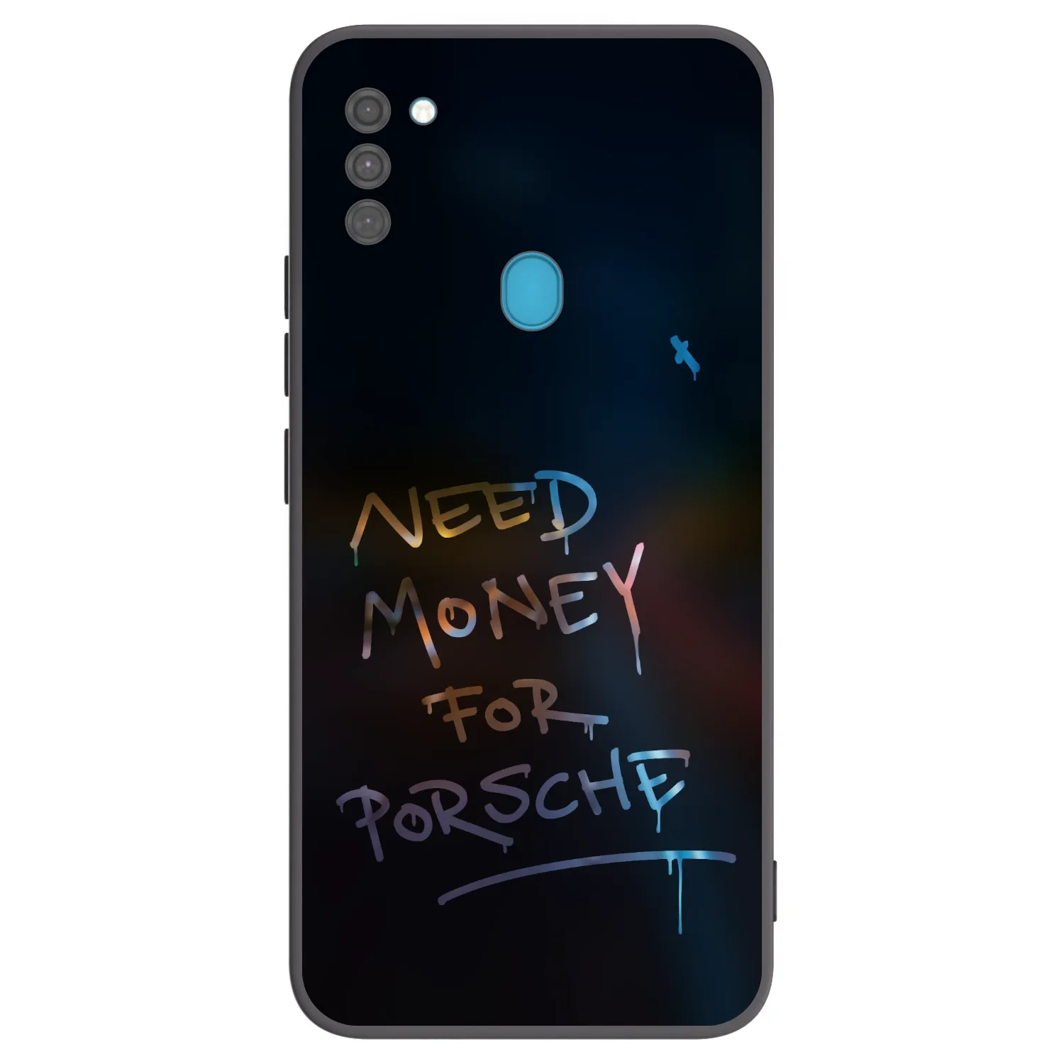 Picasee husă neagră din silicon pentru Samsung Galaxy M11 - Neon Nights