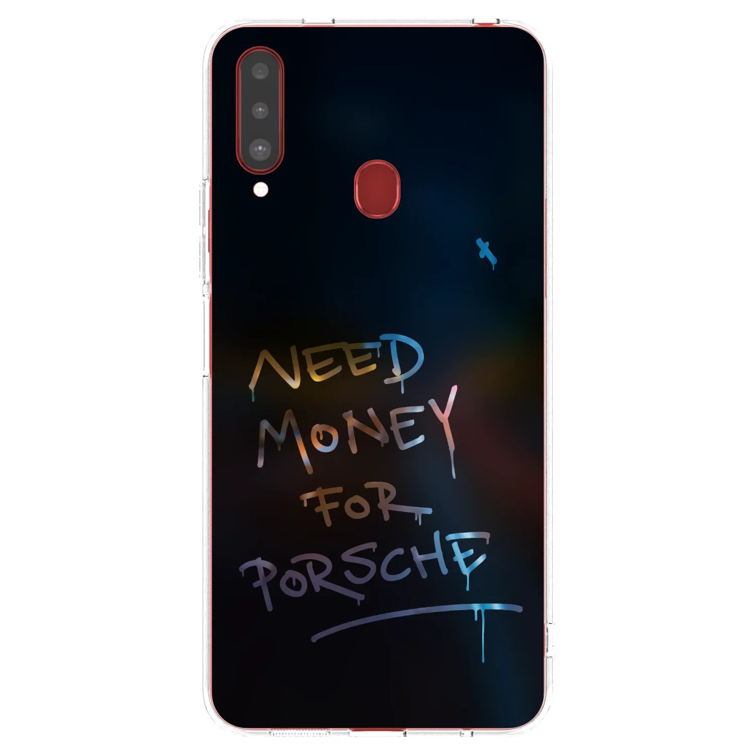 Picasee husă transparentă din silicon pentru Samsung Galaxy A20s - Neon Nights