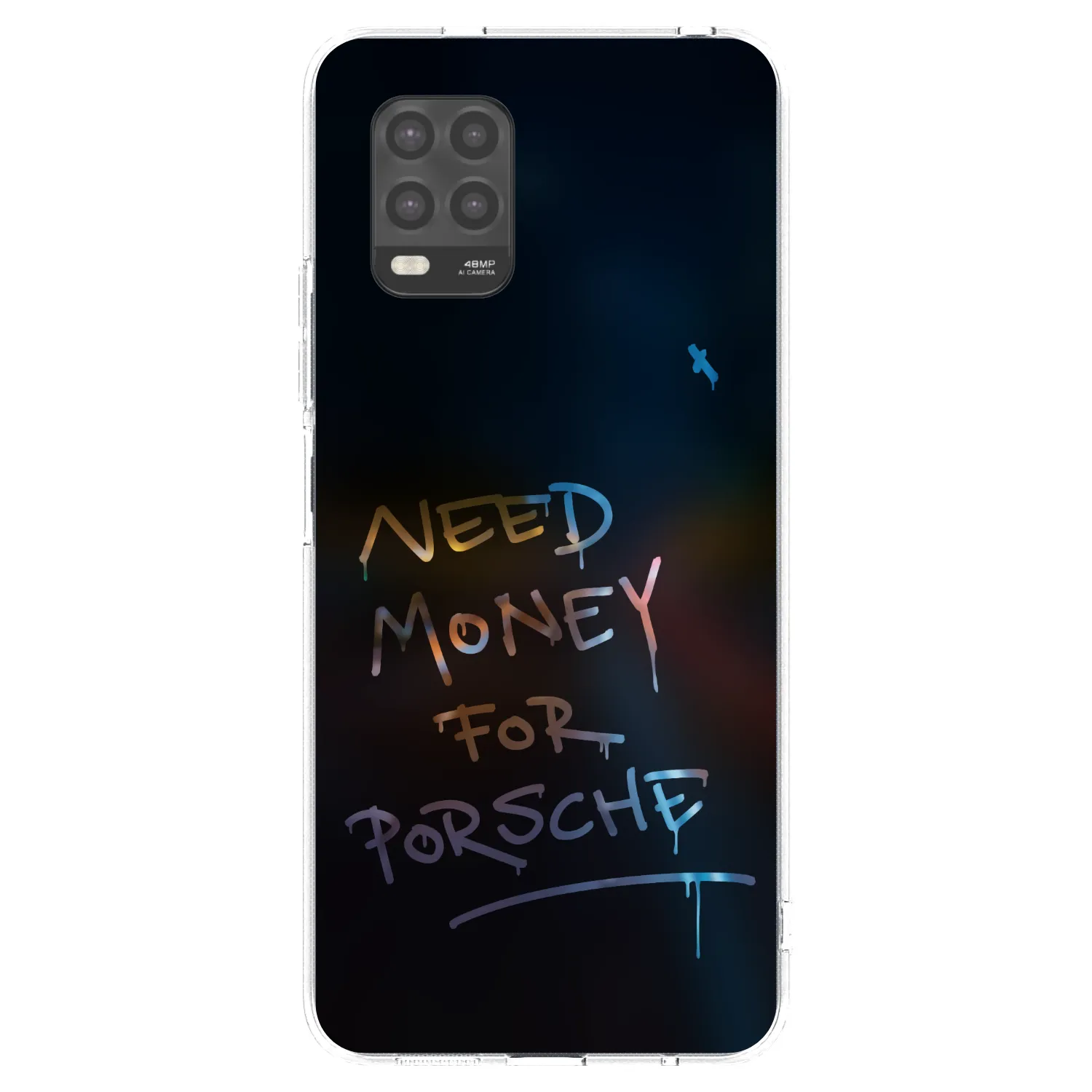 Picasee husă transparentă din silicon pentru Xiaomi Mi 10 Lite - Neon Nights