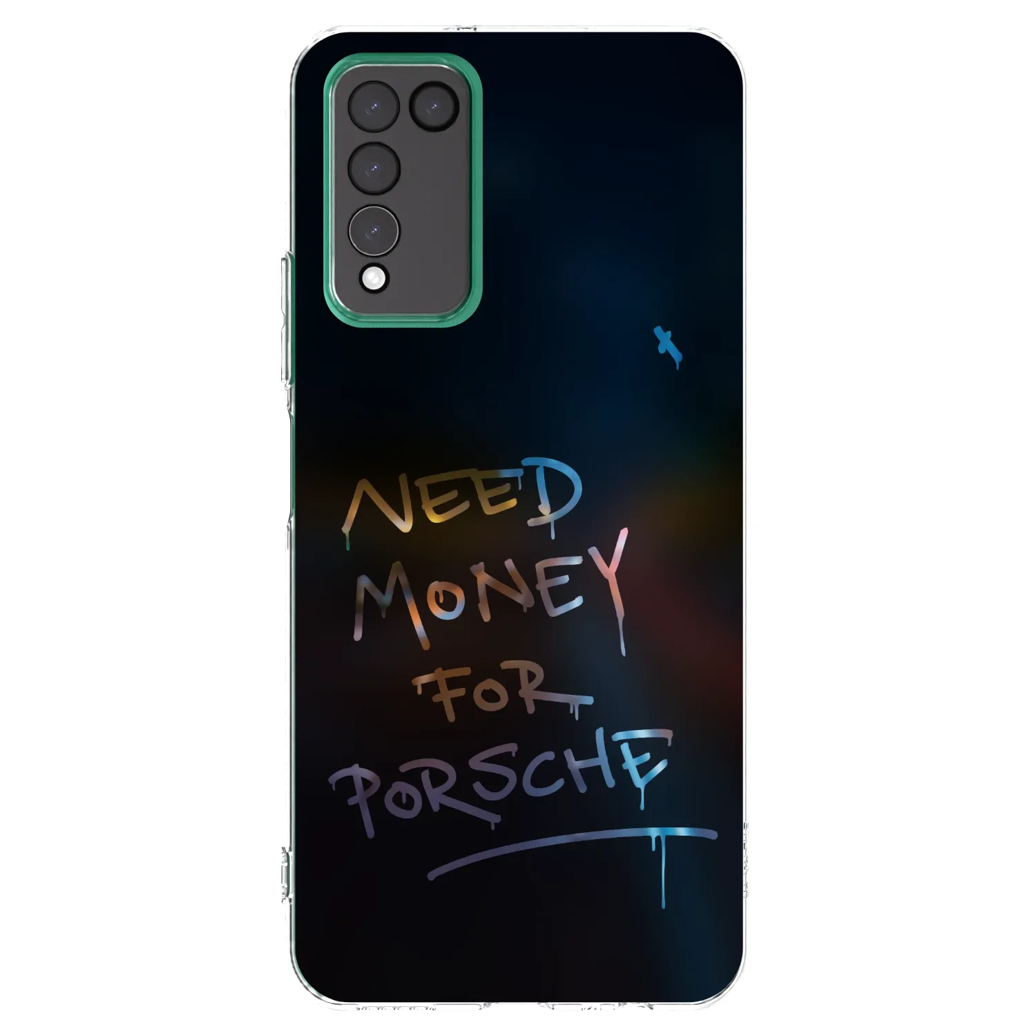 Picasee husă transparentă din silicon pentru Honor 10X Lite - Neon Nights