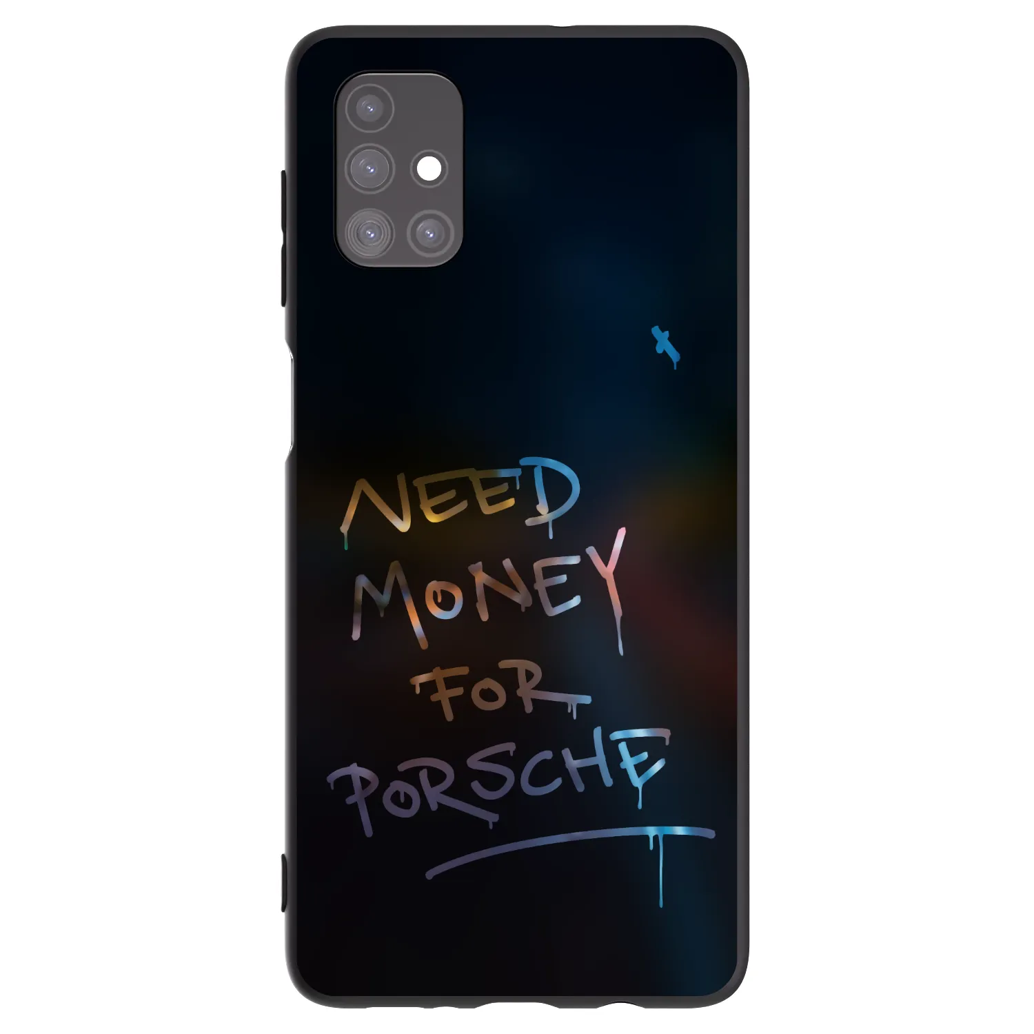 Picasee husă neagră din silicon pentru Samsung Galaxy M51 M515F - Neon Nights
